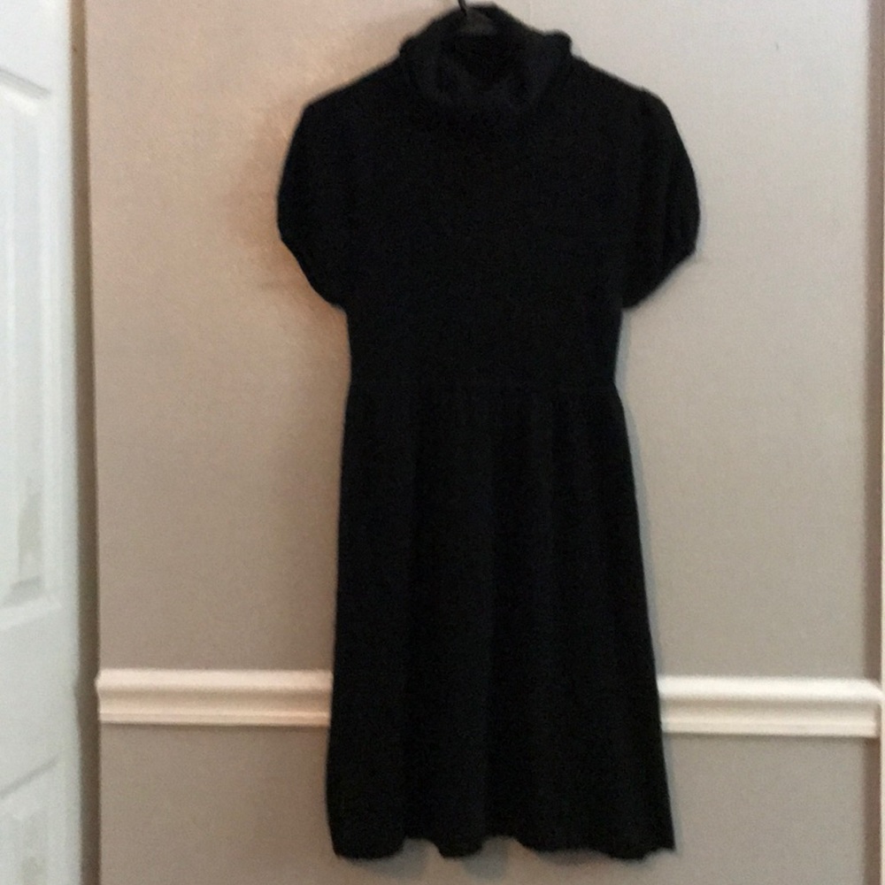 Black sweater dress